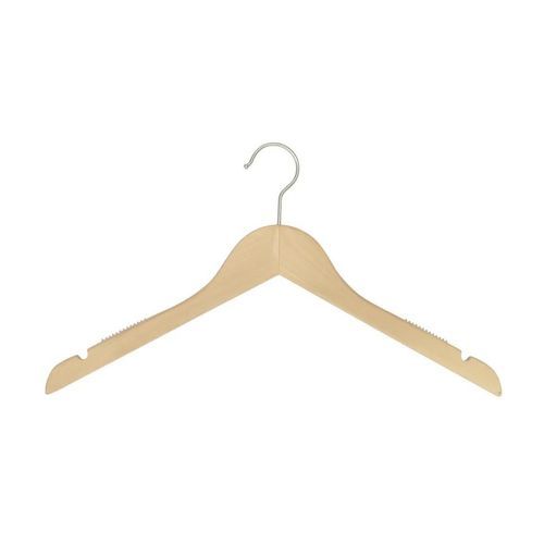 Gruccia in nichel - HTAS41_NAT_N - Best Mannequins BV - in legno con vernice di protezione opaca / per negozio di abbigliamento