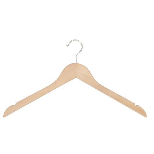 Gruccia in nichel - HT44_NAT_N - Best Mannequins BV - in legno con vernice di protezione opaca / per negozio di abbigliamento
