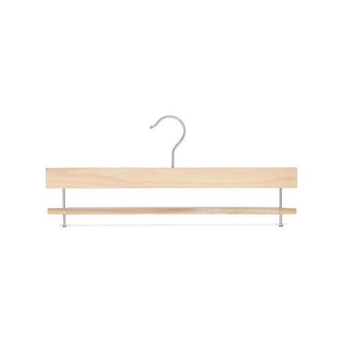 Gruccia in nichel - HP36_NAT_N - Best Mannequins BV - in legno con vernice di protezione / per negozio di abbigliamento