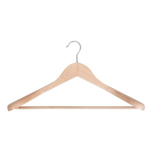 Gruccia in nichel - HS5PAS44_NAT_N - Best Mannequins BV - in legno con vernice di protezione opaca / per negozio di abbigliamento