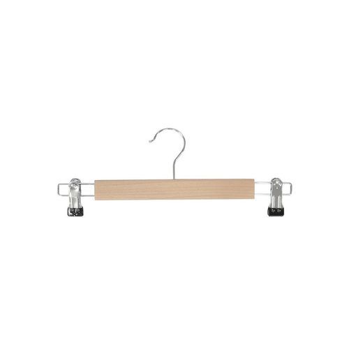 Gruccia in legno con vernice di protezione opaca - HTS41_RAW_BL - Best Mannequins BV - in metallo cromato / per negozio di abbigliamento