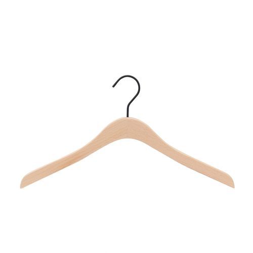 Gruccia in legno - HTS41_RAW_BL - Best Mannequins BV - per negozio di abbigliamento
