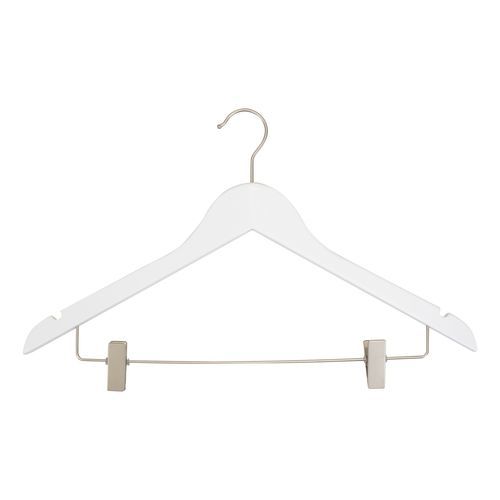 Gruccia in nichel - HTPC44_WH_N - Best Mannequins BV - in legno laccato opaco / per negozio di abbigliamento