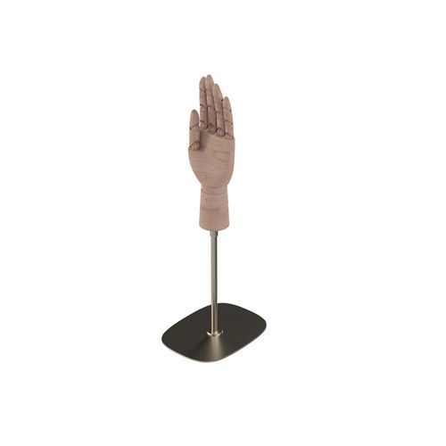 Mano donna - FORM040_BS+FLH_RW - Best Mannequins BV - moda / in acciaio inossidabile spazzolato / in legno