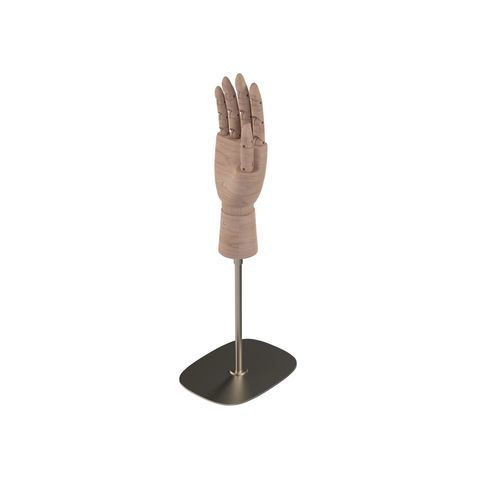 Mano uomo - FORM040_BS+MRH_RW - Best Mannequins BV - moda / in acciaio inossidabile spazzolato / in legno