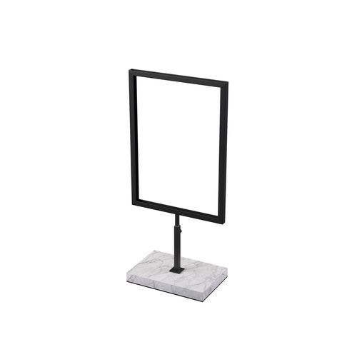 Pannello informativo installazione libera - INT015_BL+MA01 - Best Mannequins BV - da interno / a cavalletto / in acciaio con rivestimento a polvere