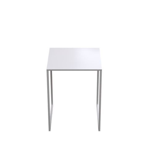 Tavolo espositore per negozio - INT103_WH - Best Mannequins BV - per sala mostre / in acciaio verniciato