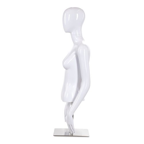 Busto donna - COSFT8AYL_WH+HG - Best Mannequins BV - astratto / in polistirene / in acciaio inossidabile