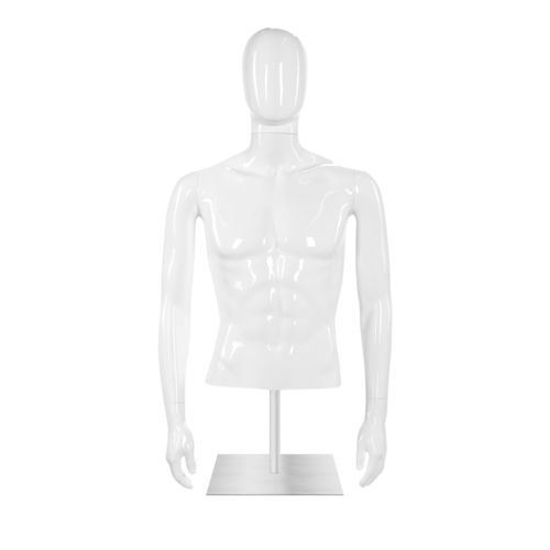 Busto uomo - COSMT9TOM_WH+HG - Best Mannequins BV - astratto / in ABS / in plastica