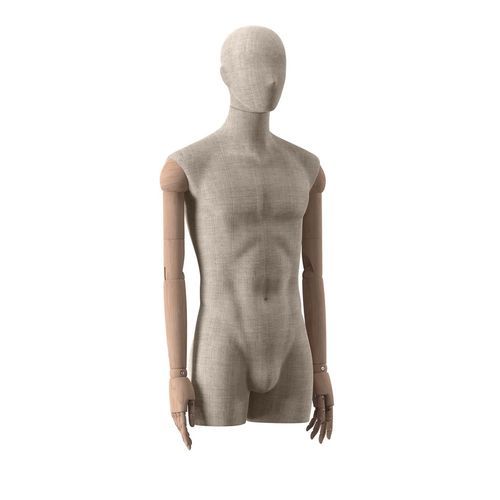 Manichino uomo - MAMB61H70_BERW - Best Mannequins BV - vintage / in schiuma di poliuretano / in legno