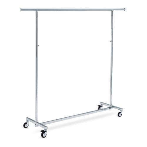 Appendiabiti contemporaneo - TF-524Q1C-80 - Best Mannequins BV - in acciaio / in cromo / con rotelle