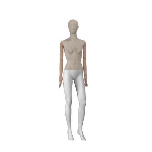 Manichino donna - Maison Marlu - Best Mannequins BV - vintage / in legno dipinto / in nichel
