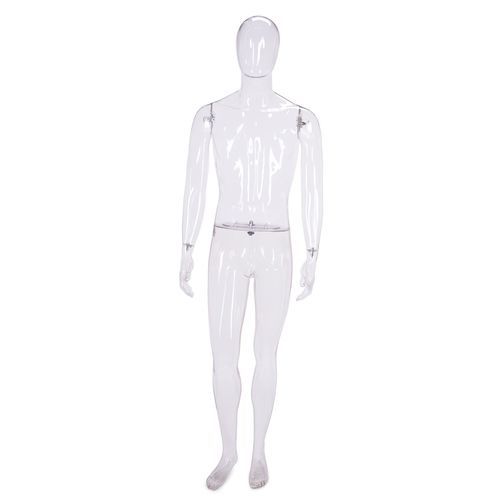 Manichino uomo - CRYSTM10_T - Best Mannequins BV - astratto / in vetro opalescente / trasparente