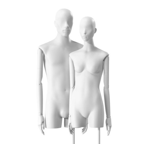 Busto coppia - Best Mannequins BV - astratto / di gamma superiore / bianco