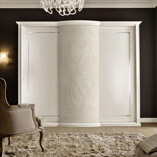 Armadio classico - MELODIA - benedetti MOBILI - in legno / in alluminio / con ante battenti