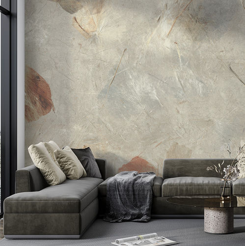 Carta da parati contemporanea - BOTANICAL TRACE - jaWalls - con motivi naturali / a fiori / aspetto tessuto