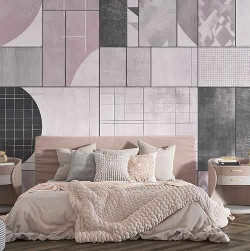 Carta da parati moderna - INTERSECTING ROOMS - jaWalls - in tessuto non tessuto / con motivi geometrici / a effetto dimensionale