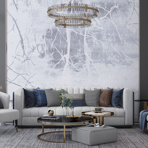 Rivestimento murale da interno - SILENT BRANCH - jaWalls - per interni / aspetto metallico / per uso residenziale