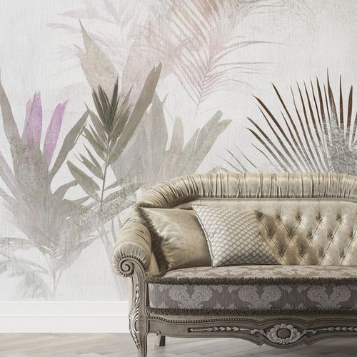 Carta da parati moderna - DELICATE PALMS - jaWalls - in tessuto non tessuto / a motivi / con motivi naturali