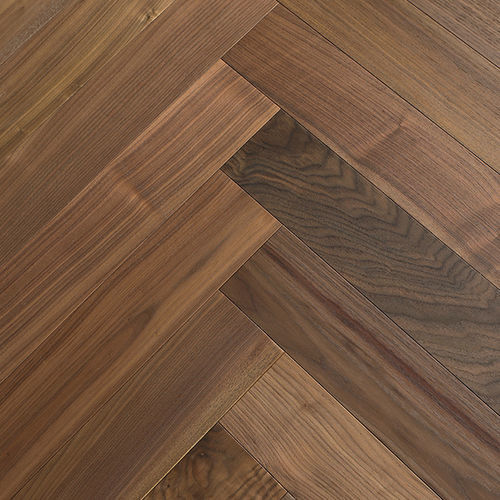 Parquet multistrato - HERALP-ZER010 - lesna - in noce / in noce americano / a spina di pesce