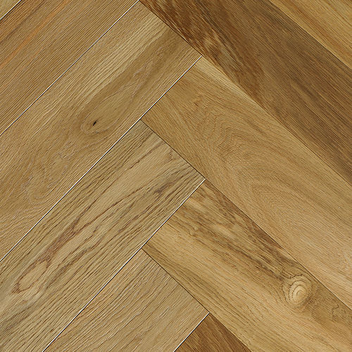 Parquet multistrato - HERALP-CAN011 - lesna - in rovere / a spina di pesce / spazzolato