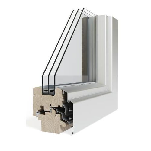 Finestra legno alluminio - DRITARE DRU &amp; ALUMIN - lesna - a tripli vetri / acustica / termoisolante