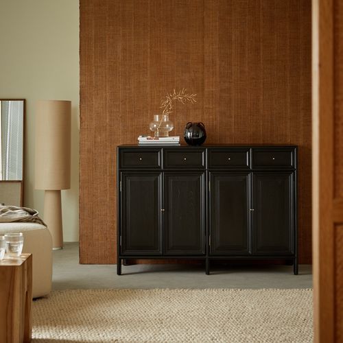 Credenza classica - ANNA - TICKET FOR THE MOON - in legno laccato / in legno con vernice di protezione / con cassetti