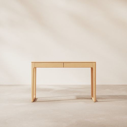 Scrivania da terra - ARTO - TICKET FOR THE MOON - design minimalista / in legno massiccio / in legno oliato