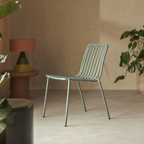 Sedia contemporanea - GABY - TICKET FOR THE MOON - per interni / per terrazza / in metallo verniciato