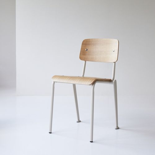 Sedia contemporanea - MIO - Tikamoon - per interni / in legno massiccio / in noce