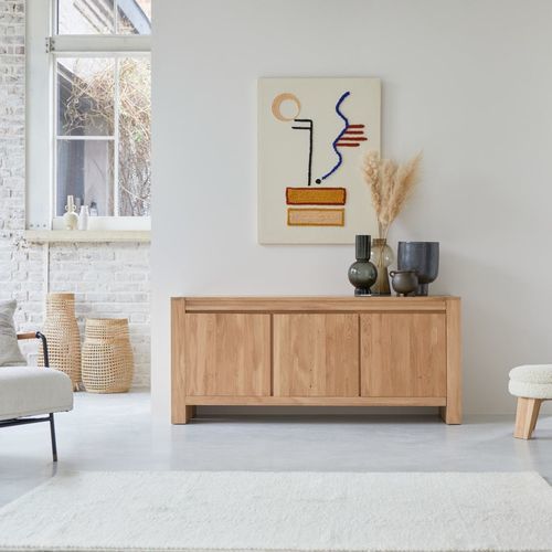 Credenza contemporanea - EDEN - Tikamoon - in legno massiccio / in rovere / con ripiano