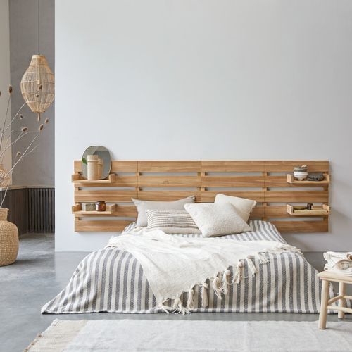 Testiera per letto matrimoniale - URBAIN - Tikamoon - moderna / in teak / in legno massiccio