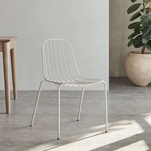 Sedia da pranzo contemporanea - ARTY - Tikamoon - per interni / per esterni / in metallo verniciato