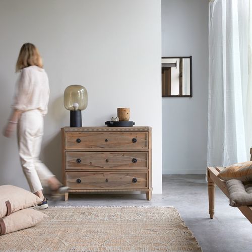 Cassettone contemporaneo - EMILY - Tikamoon - in pino / con contenitore / FSC