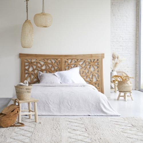 Testiera per letto matrimoniale - GENTONG - Tikamoon - classica / in teak / in legno massiccio