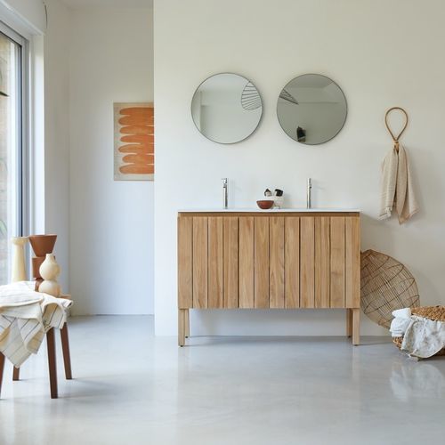 Mobile da bagno contemporaneo - JILL - Tikamoon - per uso residenziale / contract / in ceramica