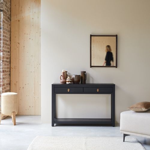 Consolle contemporanea - ZENAKA - Tikamoon - in pino / in legno massiccio / in lino