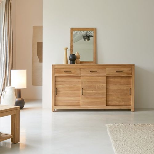 Credenza contemporanea - MA&Euml; - Tikamoon - in metallo / in legno massiccio / in teak