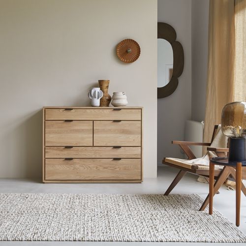 Cassettone design scandinavo - SENSON - Tikamoon - in legno oliato / in rovere / con contenitore