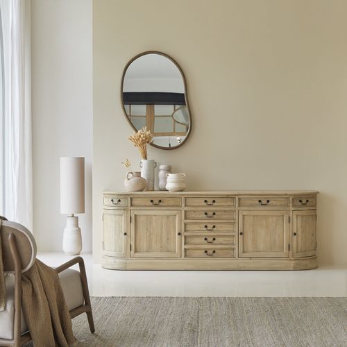 Credenza contemporanea - CELESTE - Tikamoon - in pino / in legno compensato / con cassetti