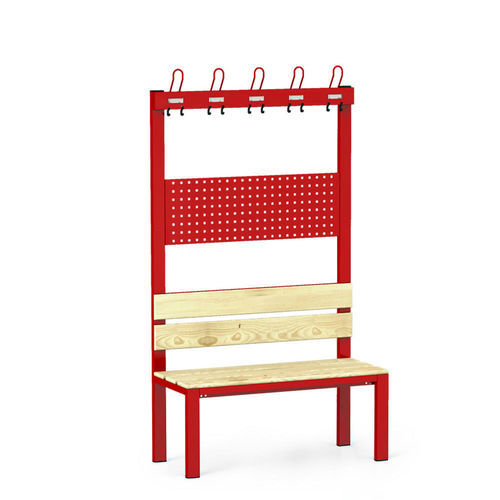 Panca per spogliatoio contemporanea - 1332-000020-1002426_V.552 - Lockeel - in plastica / in acciaio / in legno
