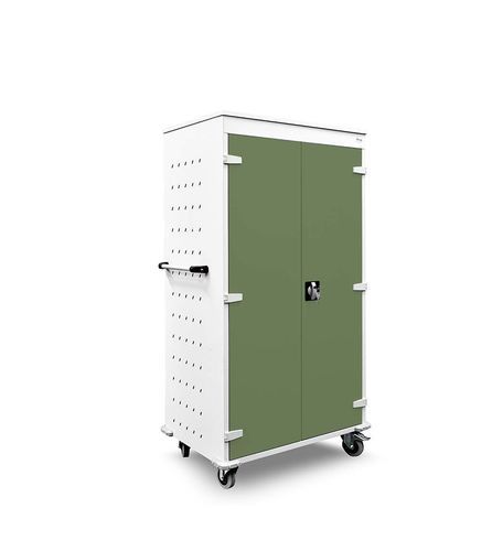 Carrello di ricarica per computer portatile - 2622-021301-0925812_V.129 - Lockeel - in acciaio con rivestimento a polvere / colore personalizzabile / per il settore dell'educazione