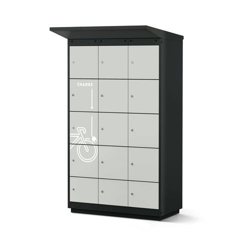 Stazione di ricarica per bicicletta elettrica - 2663-030500-1201114_V.1603 - Lockeel - per scooter elettrici / in acciaio galvanizzato / sicura