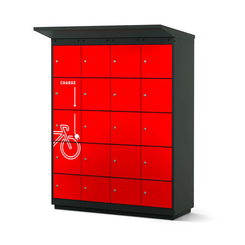 Stazione di ricarica per bicicletta elettrica - 2663-040501-1601114_V.1603 - Lockeel - per scooter elettrici / in acciaio galvanizzato / sicura