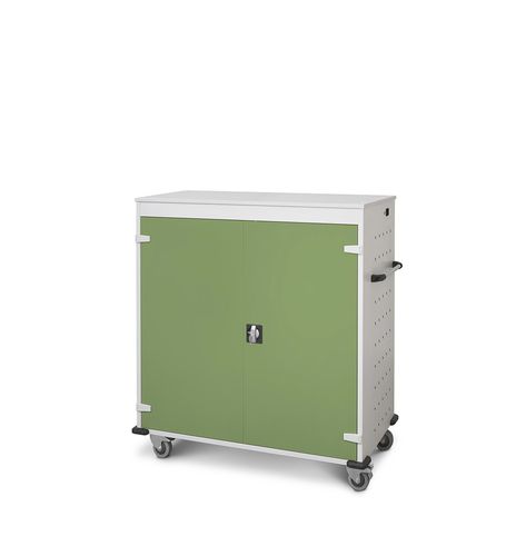 Carrello di ricarica per computer portatile - 2622-031001-1315812_V.134 - Lockeel - in acciaio con rivestimento a polvere / da interno / con connessione Wi-Fi
