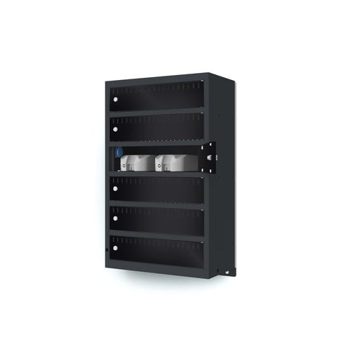 Stazione di ricarica per computer portatile - 2612-010600-0550011_V.322 - Lockeel - per telefono cellulare / in acciaio con rivestimento a polvere / multiposto