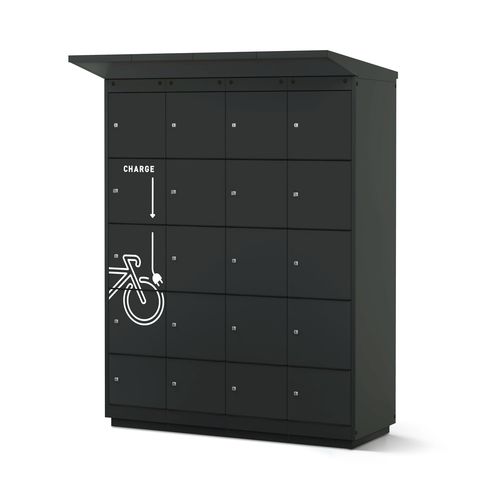 Stazione di ricarica per bicicletta elettrica - 2663-040500-1601114_V.1601 - Lockeel - per scooter elettrici / in acciaio galvanizzato / in acciaio verniciato