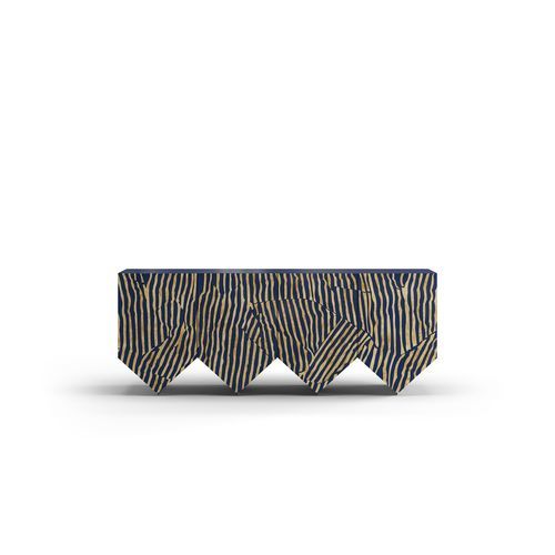 Credenza contemporanea - MARIE - Bablanc - in legno massiccio / su misura / per uso contract