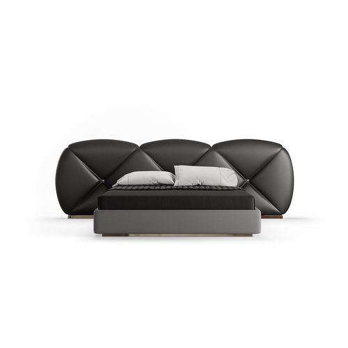 Letto matrimoniale - DIAMOND - Bablanc - contemporaneo / con testiera / imbottito