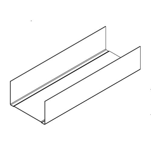 Profilo in metallo - UNI - Vertebra - a U / per facciata / per parete